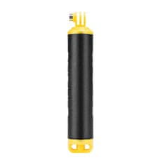 TELESIN Rubber vodeodolný držiak pre športové kamery, čierny/žltý
