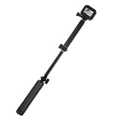 TELESIN Monopod vodotesná selfie tyč pre športové kamery, čierna