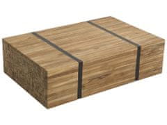 Beliani Konferenčný stolík z teakového dreva GANDER