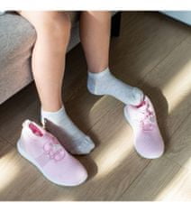 Wola Detské členkové jednofarebné sneaker ponožky BLEDOSIVÁ EU 24-26