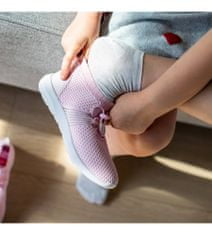 Wola Detské členkové jednofarebné sneaker ponožky BIELA EU 21-23