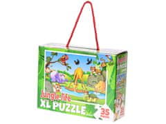 Mikro Trading Expedícia džungľa puzzle "Život v džungli" 62x46cm 35 dielikov v krabici