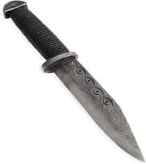 Madhammers Kovaný nôž - "Viking malý" čierny, 27 cm
