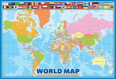 EuroGraphics Puzzle Mapa sveta 100 dielikov