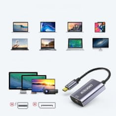 Choetech HUB-M06 adaptér USB-C / Mini DisplayPort 4K 60Hz, sivý