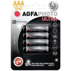 HJ Ultra alkalická batéria 1,5V LR03/AAA, 4ks blister