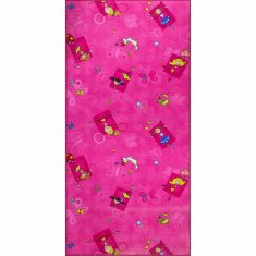 Jutex Detský koberec happy ružový 95x200 cm 2.00 x 0.95