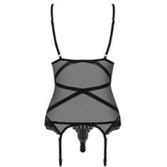 Obsessive Pikantní korzet Bondea corset - Obsessive černá