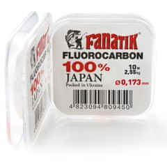 FANATIK Vlasec Fluorocarbon - priemer 0,261 mm, nosnosť 5,45 kg, balenie 10 m