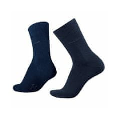 BUGATTI 2 PACK - pánske ponožky 6702-545 dark navy (Veľkosť 39-42)