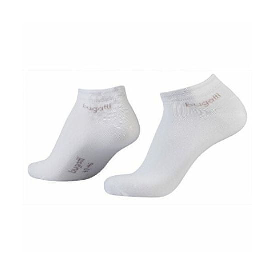 BUGATTI 3 PACK - pánske ponožky 6765-660 white