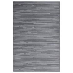 Vidaxl Vonkajší koberec antracitový 140x200 cm PP