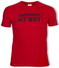 Promacher HARDWORKER T-Shirt red/black
