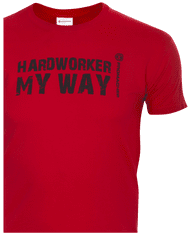 Promacher HARDWORKER T-Shirt red/black