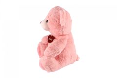 Teddies Medveď sediaci plyš 40cm ružový