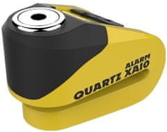 Oxford kotúčový zámok QUARTZ XA10 LK216 Alarmový černo-žltý