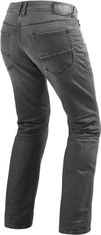 REV´IT! nohavice jeans PHILLY 2 LF tmavo šedé 28