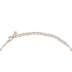 Morellato Bronzový motýlkový náhrdelník s kryštálmi passion SAUN03
