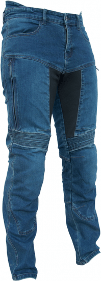 SNAP INDUSTRIES nohavice jeans ANDREW Short černo-modré