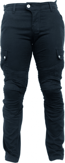 SNAP INDUSTRIES nohavice jeans CARGO čierne