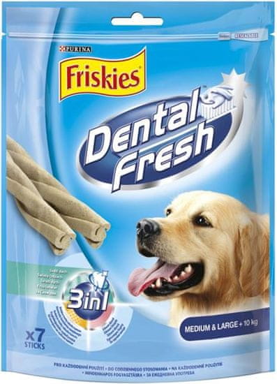 Purina Friskies snack dog - DentalFresh 3 v 1 "M" 180 g
