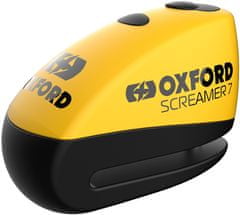 Oxford kotúčový zámok SCREAMER 7 LK290 černo-žltý