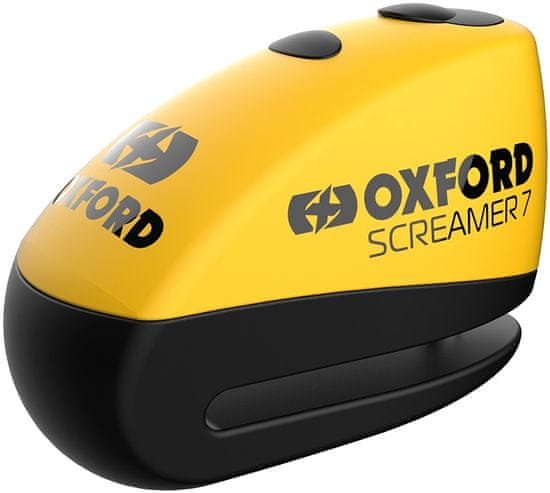 Oxford kotúčový zámok SCREAMER 7 LK290 černo-žltý