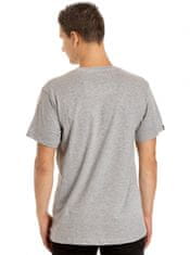 MEATFLY tričko PITLANE šedé heather M
