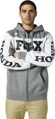 FOX mikina HONDA FLEECE Zip heather graphite 2XL