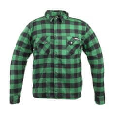 W-TEC košeľa TERCHIS černo-zelené L