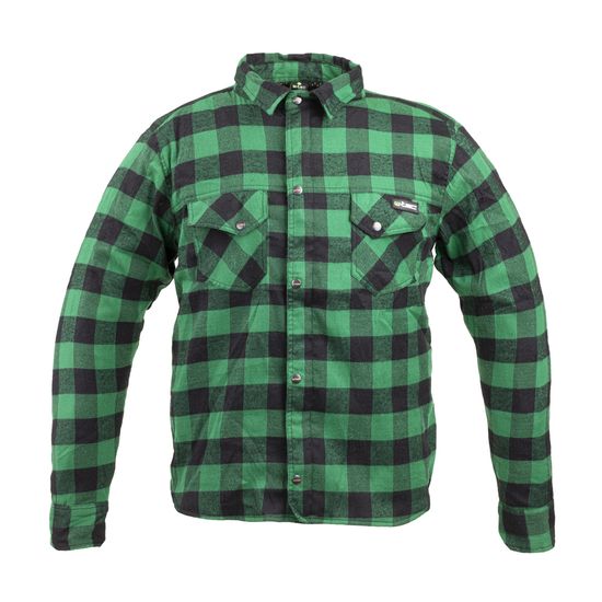 W-TEC košeľa TERCHIS černo-zelené