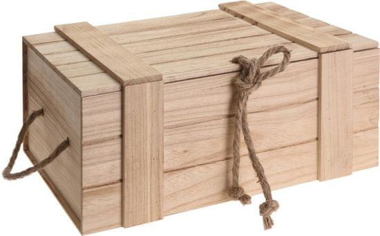 HOMESTYLING Úložný box drevený sada 3 ks HOMESTYLING