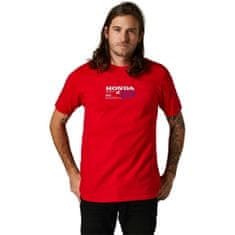 FOX tričko HONDA SS Premium flame černo-modro-bielo-červené M