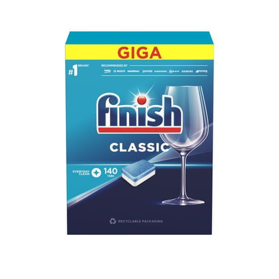 Finish Classic - tablety do umývačky riadu 140 ks