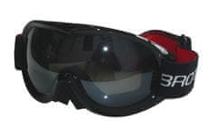ACRAsport Lyžiarske okuliare pre dospelých, dvojité sklo B259 black