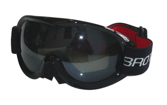 ACRAsport Lyžiarske okuliare pre dospelých, dvojité sklo B259 black