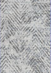Chemex Moderný koberec Q178B LIGHT GRAY SKY EZM 0,80x1,50
