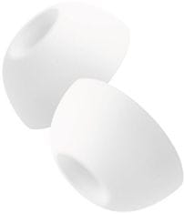 FIXED náhradní silikonové špunty pro Apple Airpods Pro, M, biela