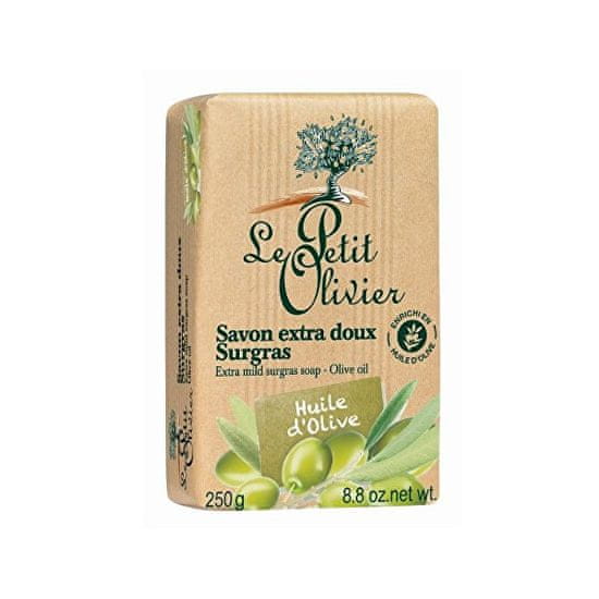 Le Petit Olivier Extra jemné prírodné mydlo Olivový olej (Extra Mild Surgras Soap) 250 g