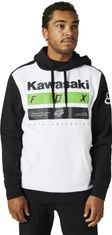 FOX mikina KAWASAKI STRIPES Fleece černo-bielo-zelená L