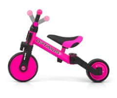 Bicykel 3 v 1 Optimus Pink