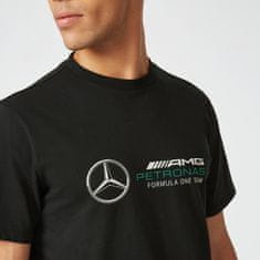 tričko AMG Petronas F1 černo-bielo-tyrkysovo-šedé S