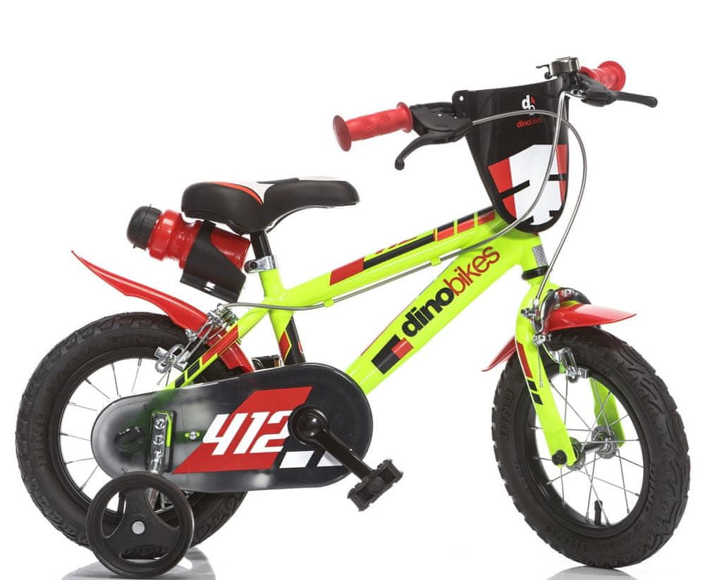 Dino bikes chlapčenský bicykel DINO 412 12", žltá