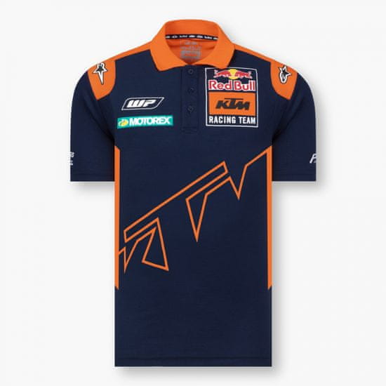 KTM polo tričko REDBULL Racing 22 modro-oranžové