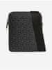 Čierna pánska vzorovaná malá crossbody taška Calvin Klein UNI