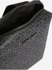 Calvin Klein Čierna pánska vzorovaná malá crossbody taška Calvin Klein UNI