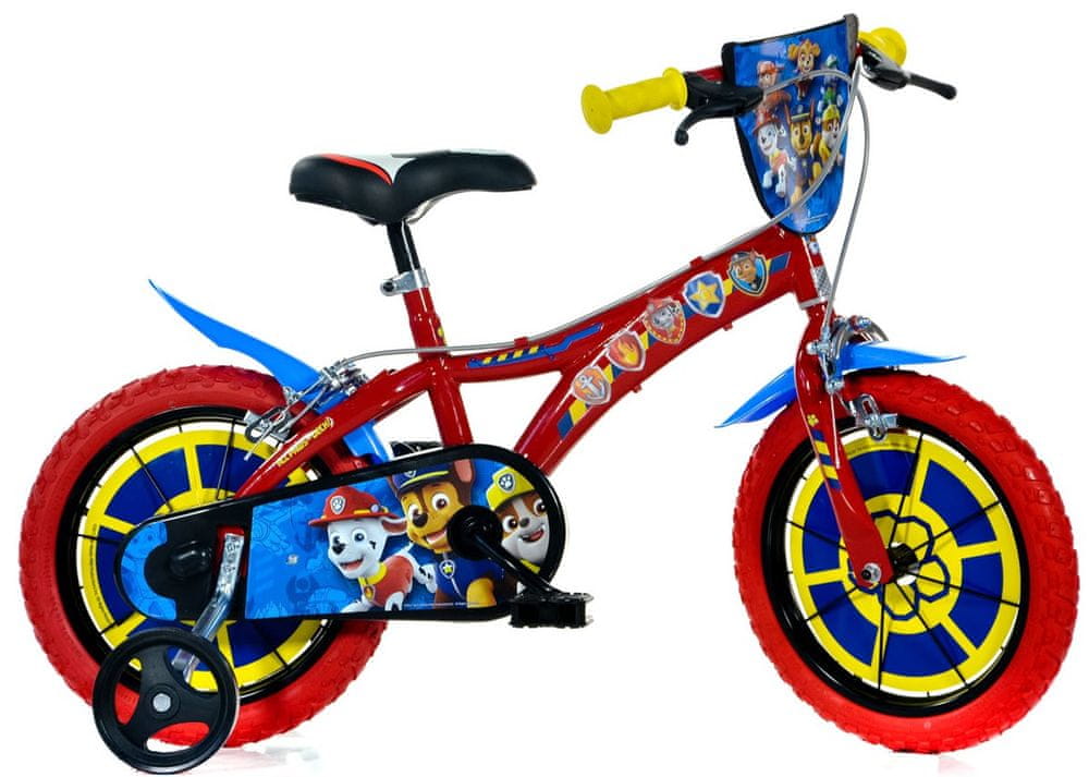 Dino bikes detský bicykel DINO PW 14", červená