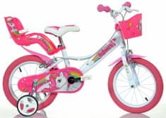 Dino bikes detský bicykel DINO UN 14", ružová