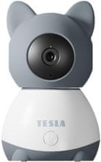Tesla SMART Camera 360 Baby, sivá