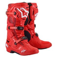 Alpinestars topánky TECH 10 2022 černo-bielo-červené 42/8